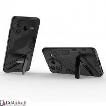 Smūgiams atsparus dėklas su kojele - juodas (Xiaomi Poco F7 Ultra) Smūgiams atsparus dėklas su kojele - juodas (Xiaomi Poco F7 Ultra)